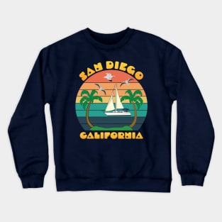 San Diego California Crewneck Sweatshirt